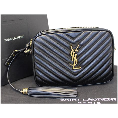 ysl black leather crossbody|ysl crossbody bag price.